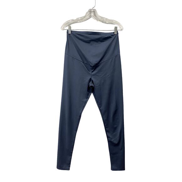 Set of 4 Maternity leggings in Black, Pink, and Blue - Picture 4 of 11